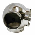 Lavi Industries 2 In. Ball Elbow With Side Outlet - Polished Stainless Steel L40 703 2